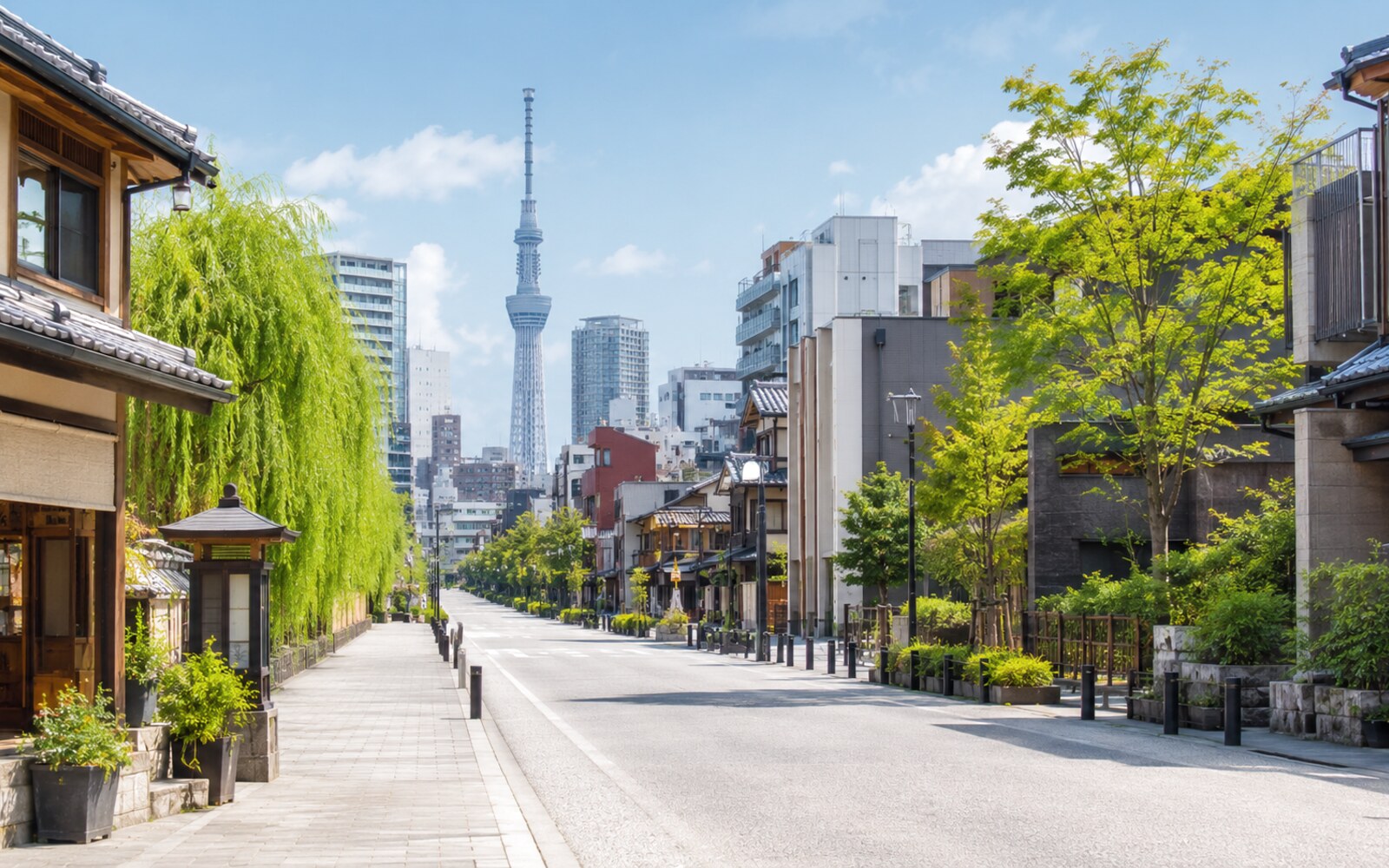 日本の街並み