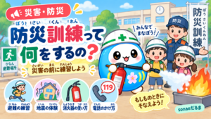 防災訓練って何をするの❓｜災害の前に練習しよう