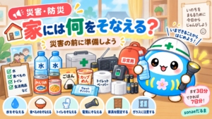 家には何をそなえる❓｜災害の前に準備しよう」