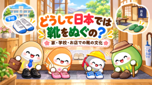 どうして日本では靴をぬぐの❓｜家・学校・お店での靴の文化