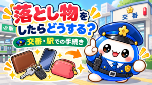 落とし物をしたらどうする❓｜交番・駅での手続き
